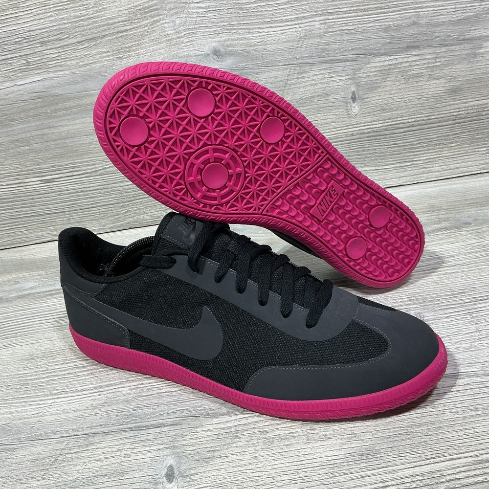 Nike Cheyenne No Sew Sneakers 2012 Black Pink Sole 555953-006 RARE Men's Size 11